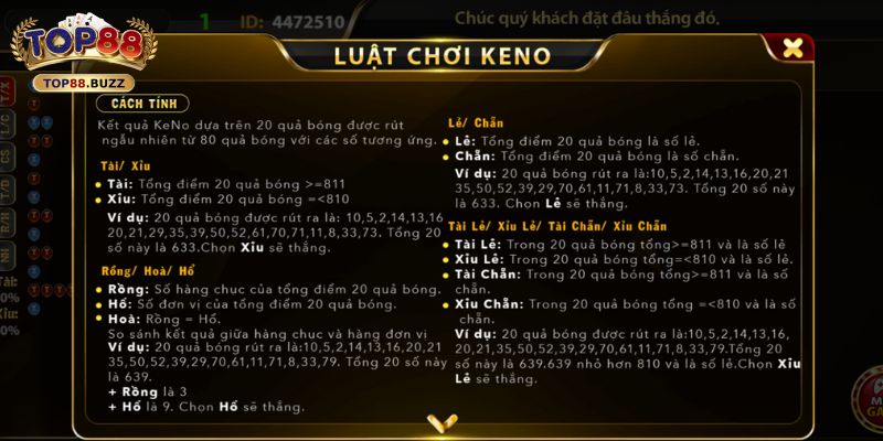 choi keno top88